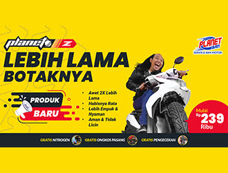 Ban Motor Planeto Zeneos - Lebih Lama Botaknya